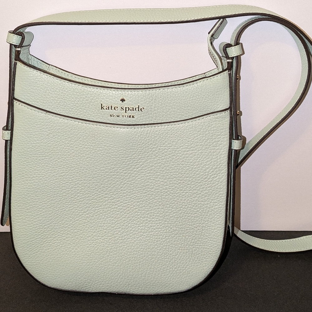 NWOT Kate Spade Seawater Green Leila Crossbody Bag.
